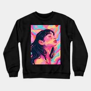 Discover True Romance: Art, Creativity and Connections for Valentine's Day and Lovers' Day Crewneck Sweatshirt